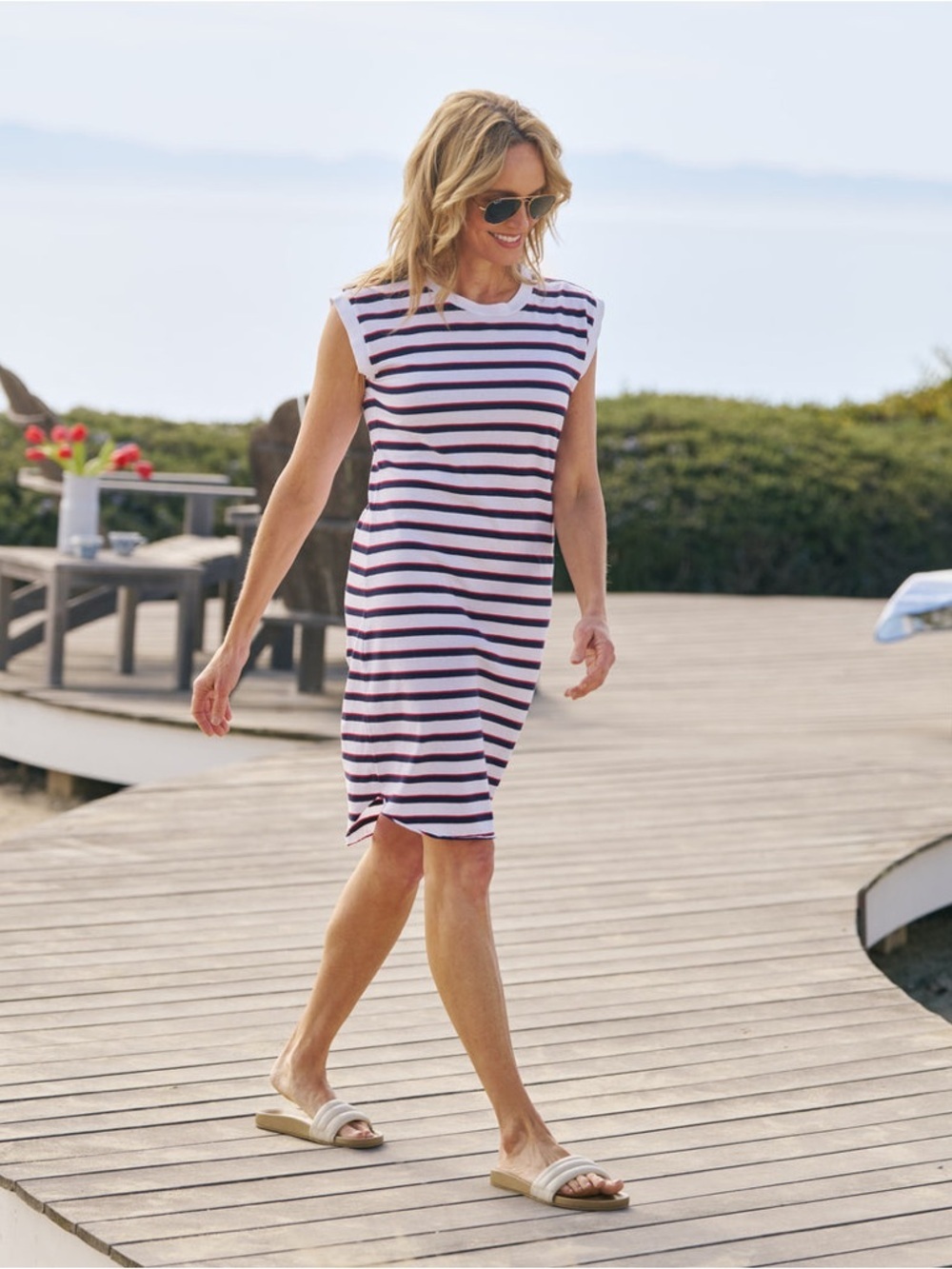 FRANK & EILEEN Mini Cory Vintage Muscle Tee Dress S